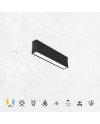 HANOK * APLIQUE LED 14W 4000K 110º NEGRO